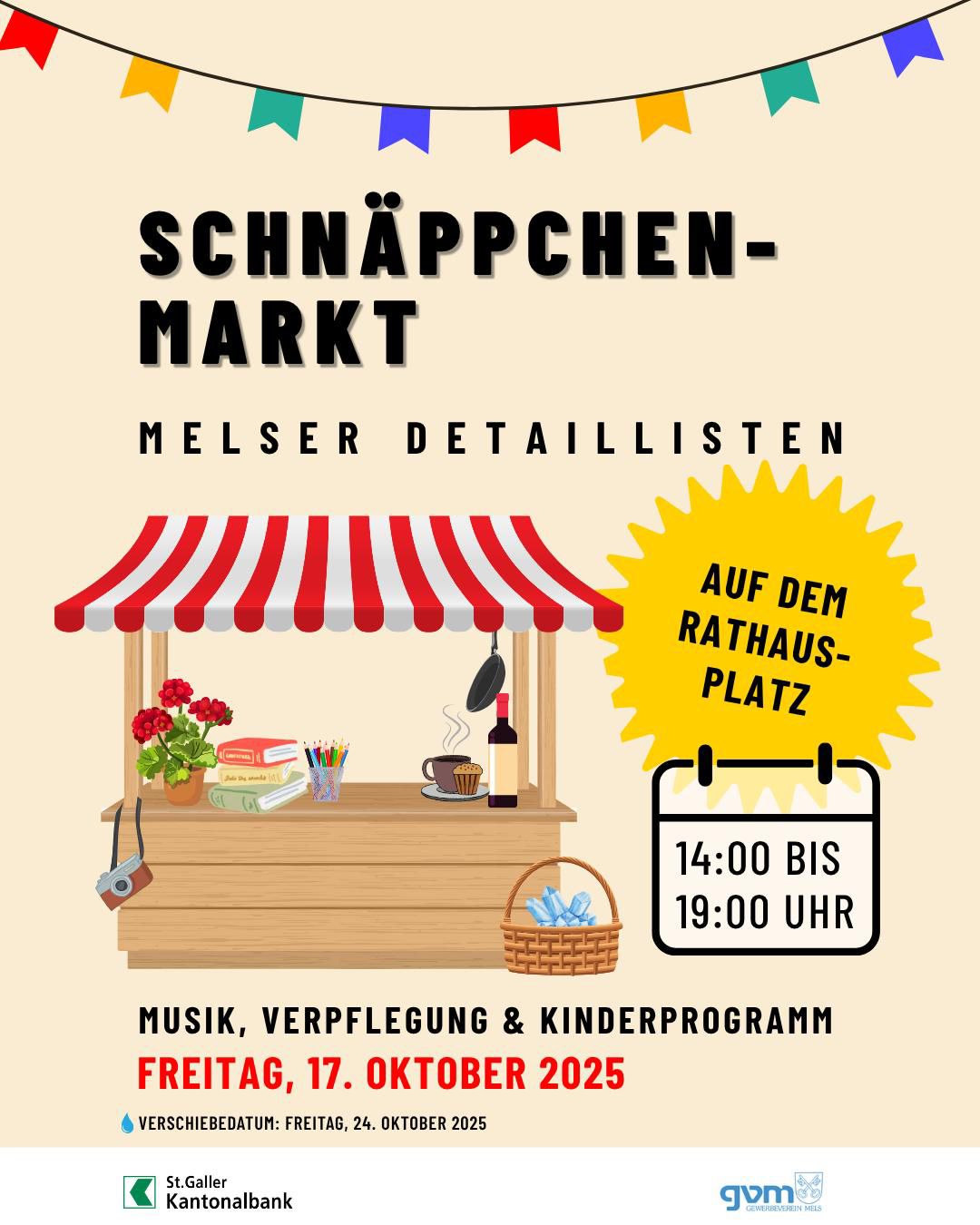 Melser Schnäppchen – Markt – sei dabei